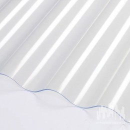 Профилированный монолитный поликарбонат 150х40, толщина 0.9 мм, размер листа 2000х1130