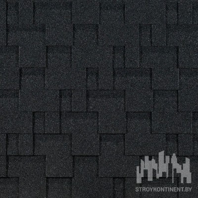 Гибкая черепица Дёке ЕВРАЗИЯ, серия Лабиринт, цвет серый