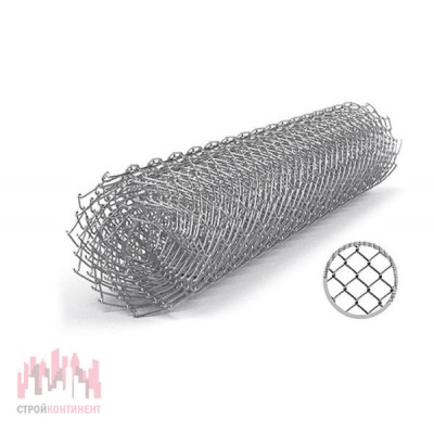 Сетка рабица 1,2 м*10 м., 1,6 мм. (ячейка 35*35 мм) оцинкованная