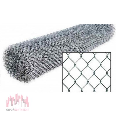 Сетка рабица 1,5 м*10 м., 1,6 мм. (ячейка 20*20 мм) оцинкованная