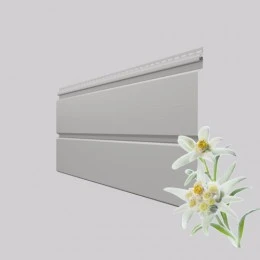 Виниловый сайдинг с имитацией бруса Эдельвейс