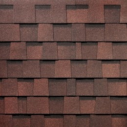 Ламинированная двухслойная черепица DRAGON (Зрелый каштан)