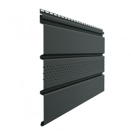 Софиты серии Premium T4 с центральной перфорацией (графит) Софиты серии Premium T4 с центральной перфорацией (графит)