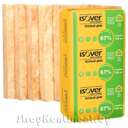 Утеплитель Изовер ISOVER Тёплый дом Плита 1170x610x100 Утеплитель Изовер ISOVER Тёплый дом Плита 1170x610x100