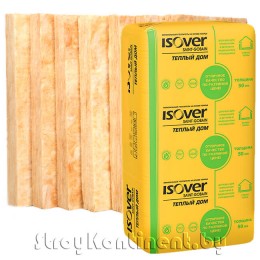 Утеплитель Изовер ISOVER Тёплый дом Плита 1170x610x50 Утеплитель Изовер ISOVER Тёплый дом Плита 1170x610x50