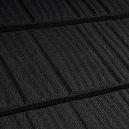 Композитная черепица MetroWoodenShake (чёрный)