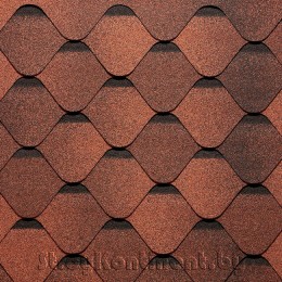 Гибкая черепица Коллекция Ницца (кофе)